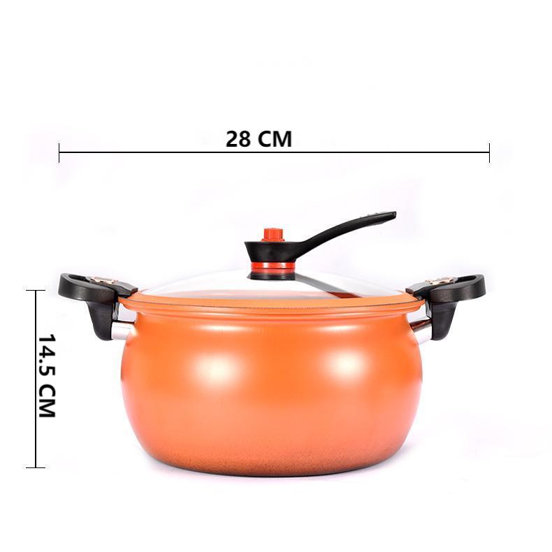 McRib Stone Micro Cooking Pot with Non-Stick Coating