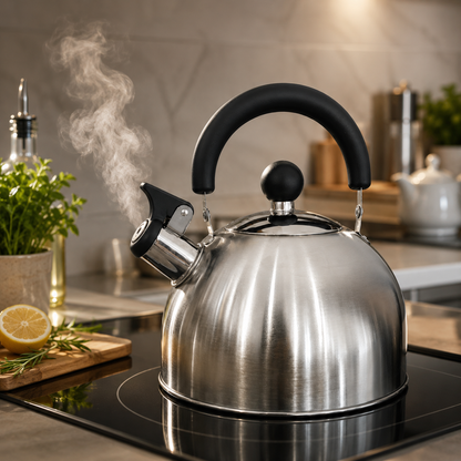 Whistling Kettle 2.5L Stainless Steel Induction