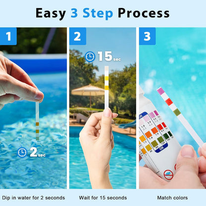 Pool Test Strips for Water Values