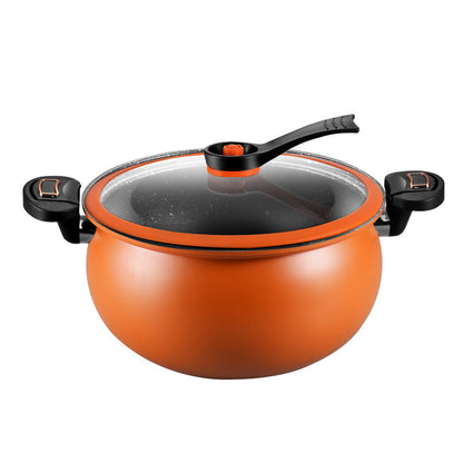 McRib Stone Micro Cooking Pot with Non-Stick Coating