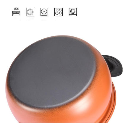 McRib Stone Micro Cooking Pot with Non-Stick Coating