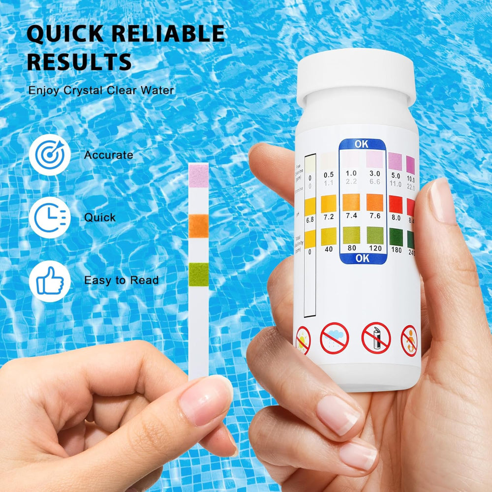 Pool Test Strips for Water Values