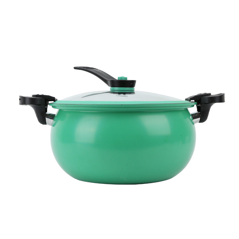 McRib Stone Micro Cooking Pot with Non-Stick Coating