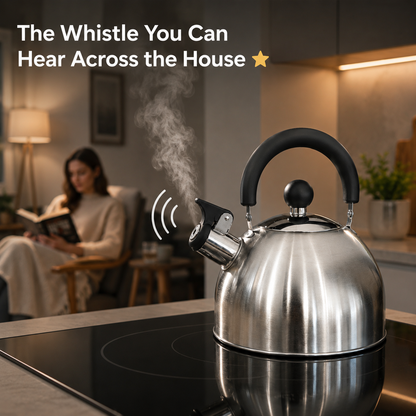 Whistling Kettle 2.5L Stainless Steel Induction