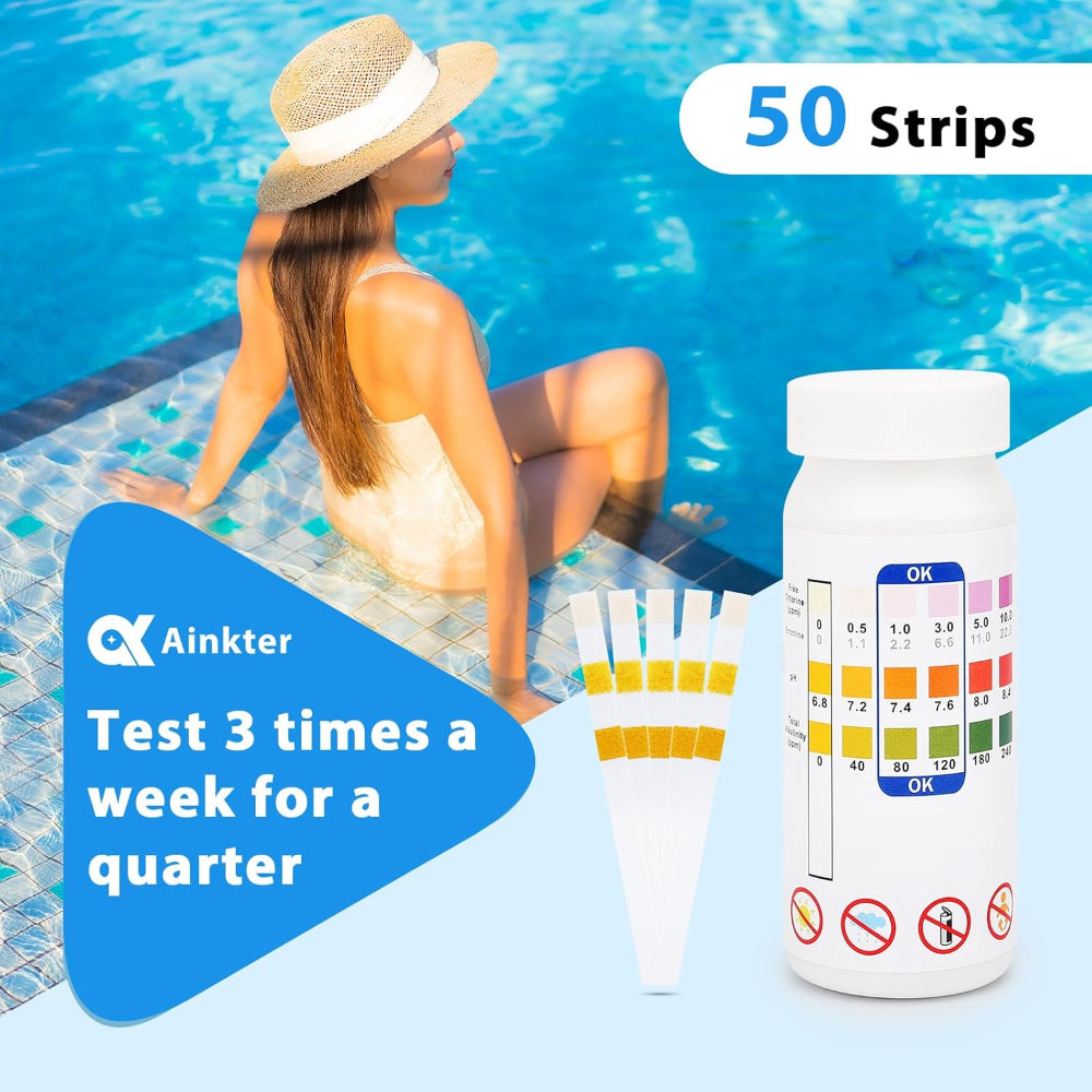 Pool Test Strips for Water Values
