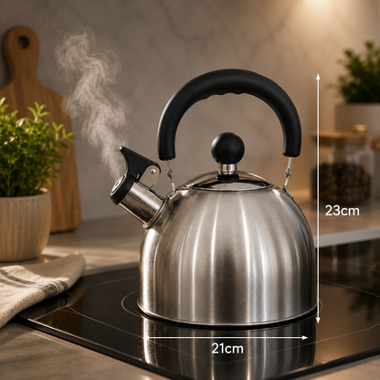 Whistling Kettle 2.5L Stainless Steel Induction