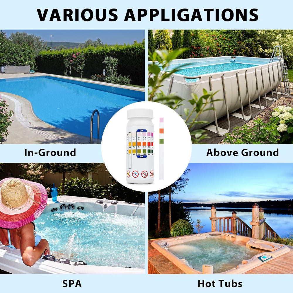 Pool Test Strips for Water Values
