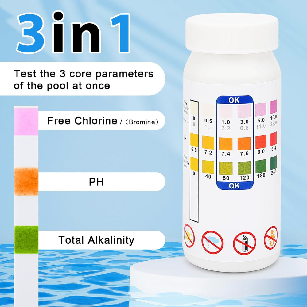 Pool Test Strips for Water Values